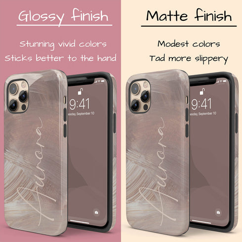 Acrylic Paint Custom Signature Personalized Name iPhone Case